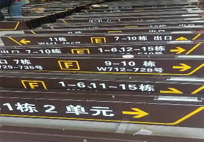 会泽广告标识中，常见的几种安装方式。