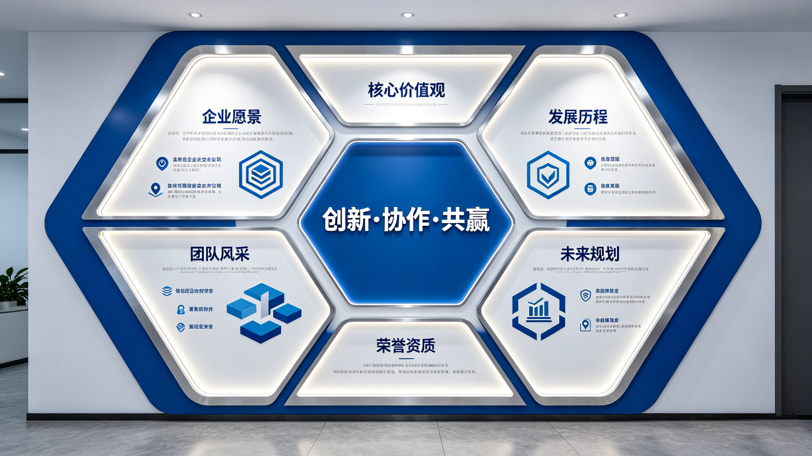 会泽企业文化墙六边形避坑指南（新手常犯5个错误）